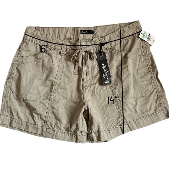 Supplies By Union Bay Khaki Cargo Shorts Size 8 - Picture 4 of 13